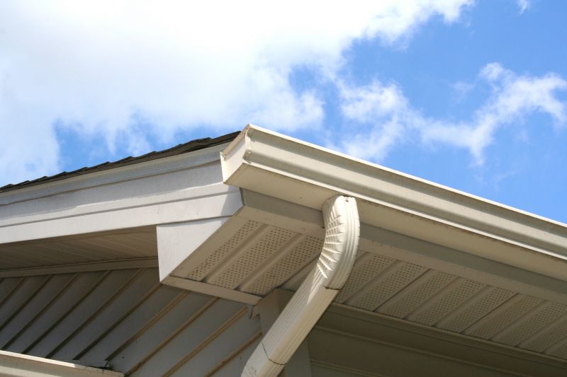 Gutter System with Cover and Downspout